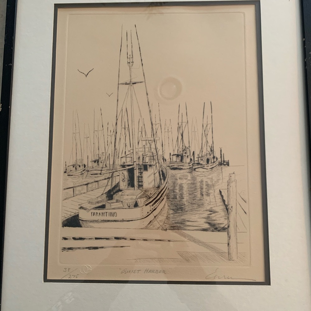 Tarantino Limited Edition Numbered Signed Etching